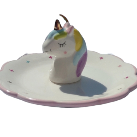 ๐ฆ ๐ ๐ Unicorn Ring Jewelry Plate - Picture 2 of 12